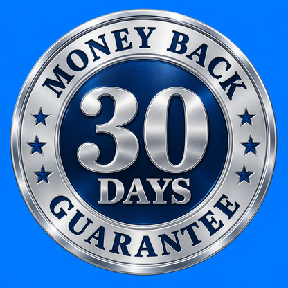 30 day money back guarantee badge